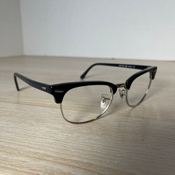 Ray-Ban RB5154 2000 Clubmaster Eyeglasses Black READ Frames Only 51-21-145 - Picture 1 of 11